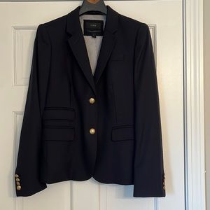 Navy wool j crew blazer worn once.